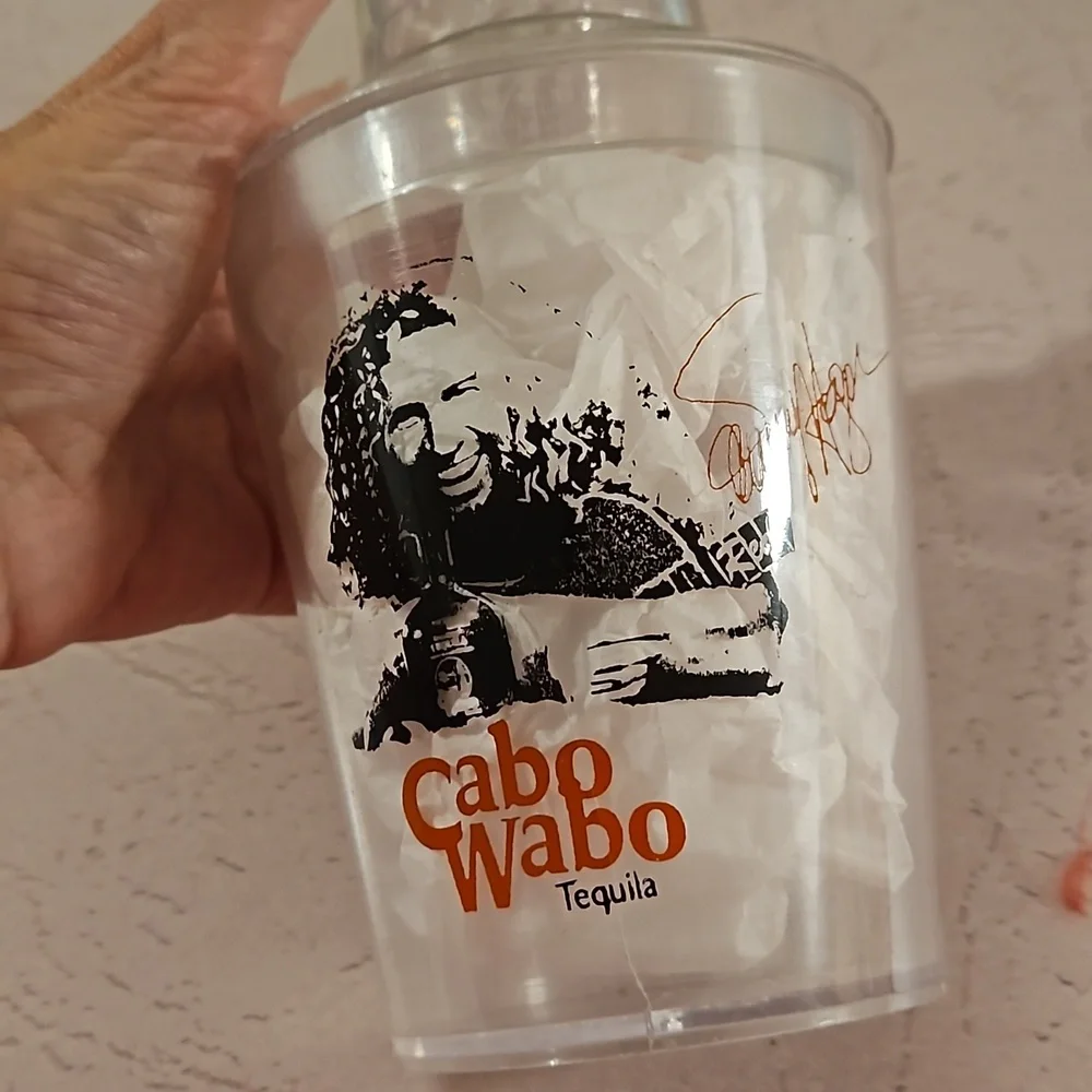 Sammy Hagar Rainforest Cafe Waborita cup RARE read below Cabo Wabo tequila